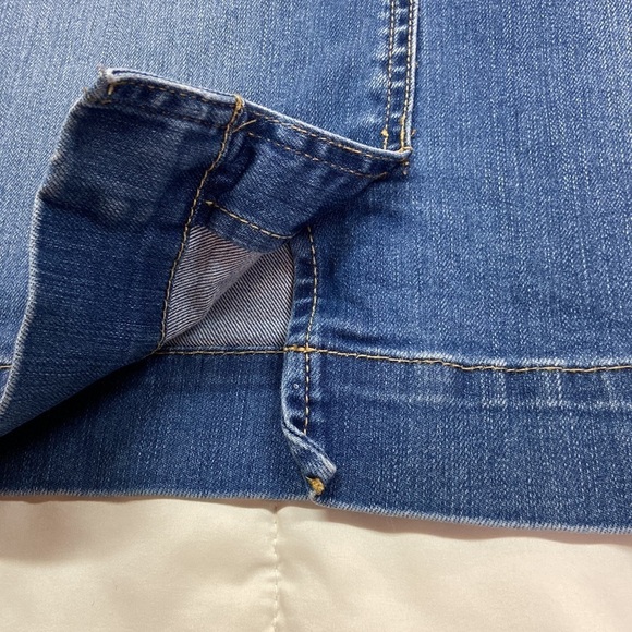 Talbots Jean Pencil Skirt Size 2P - Picture 7 of 12